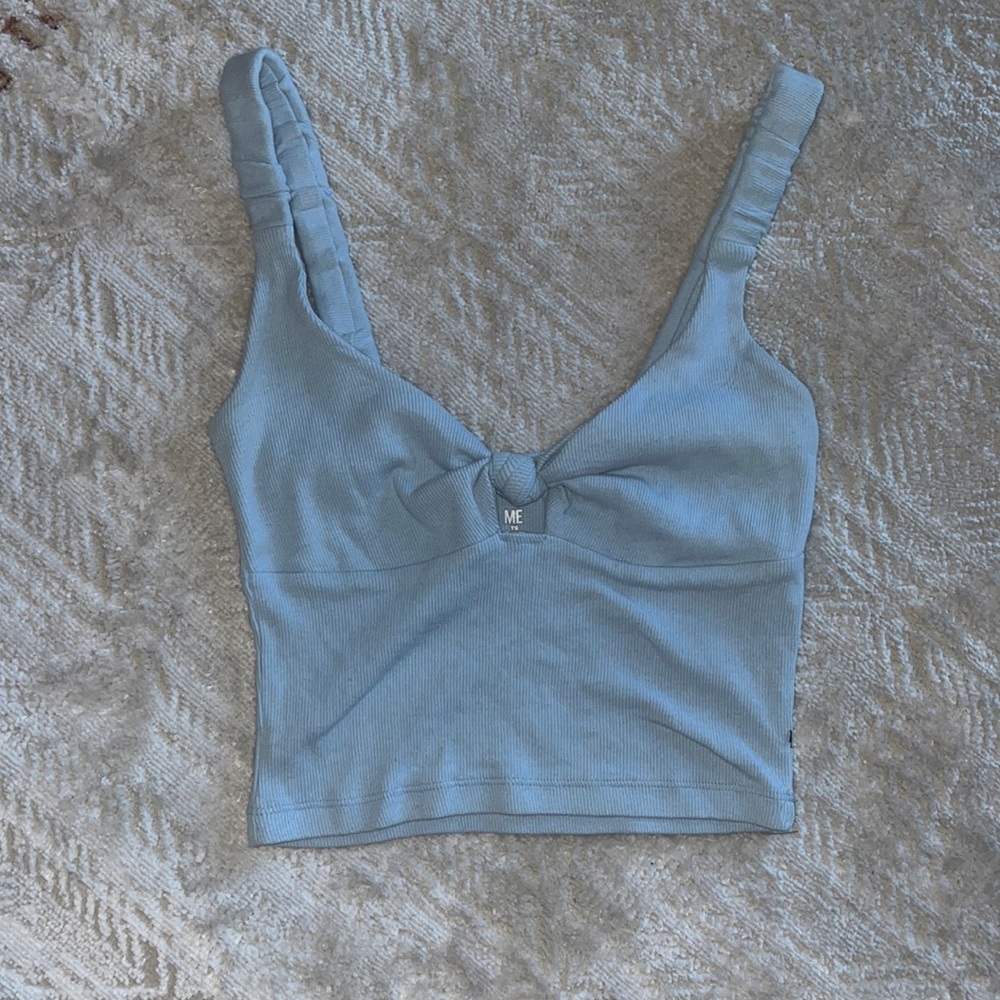 Me to We Crop top baby blue